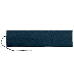 Leatherette 2 Blue Roll Up Canvas Pencil Holder (l) by skindeep
