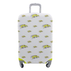 Cartoon Funny Weird Car Motif Pattern Luggage Cover (small) by dflcprintsclothing