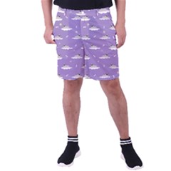 Pug Dog On A Cloud Men s Pocket Shorts by SychEva