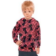 Halloween Cats Kids  Hooded Pullover by InPlainSightStyle