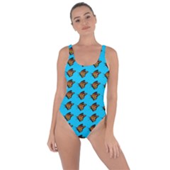 Monarch Butterfly Print Bring Sexy Back Swimsuit