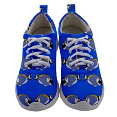 Powder Blue Tang Print Athletic Shoes by Kritter