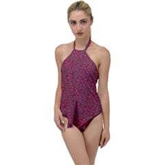 Pink Zoas Print Go With The Flow One Piece Swimsuit by Kritter