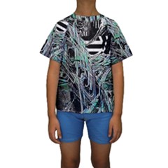 Robotic Endocrine System Kids  Short Sleeve Swimwear by MRNStudios