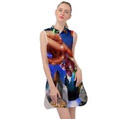 Riding The Storm Out 2 Sleeveless Shirt Dress by impacteesstreetwearcollage