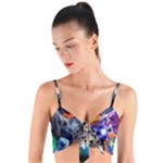 Riding The Storm Out Woven Tie Front Bralet