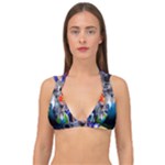 Riding The Storm Out Double Strap Halter Bikini Top