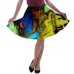 435815926579398 - I Wonder A-line Skater Skirt