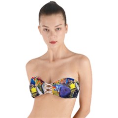 The Life Aquatic Twist Bandeau Bikini Top by impacteesstreetwearcollage