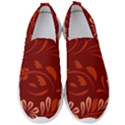 Folk flowers pattern Floral surface design Seamless pattern Men s Slip On Sneakers View1