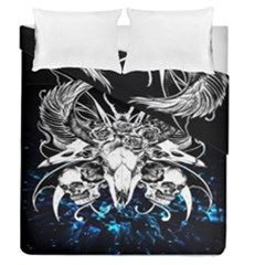 Skullart Duvet Cover Double Side (queen Size) by Sparkle