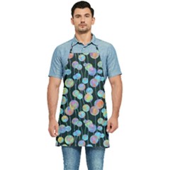 Multi-colored Circles Kitchen Apron by SychEva