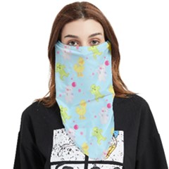 My Adventure Blue Face Covering Bandana (triangle) by thePastelAbomination