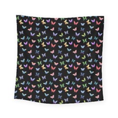 Bright And Beautiful Butterflies Square Tapestry (small) by SychEva