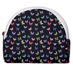 Bright And Beautiful Butterflies Horseshoe Style Canvas Pouch by SychEva