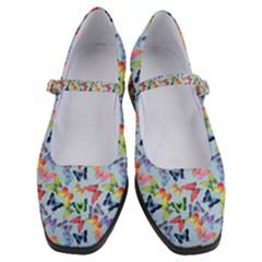 Beautiful Bright Butterflies Are Flying Women s Mary Jane Shoes by SychEva