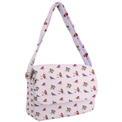 Bullfinches Sit On Branches Courier Bag by SychEva