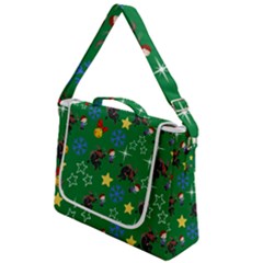Krampus And Brat Green Box Up Messenger Bag by NerdySparkleGoth