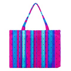 Warped Stripy Dots Medium Tote Bag by essentialimage365