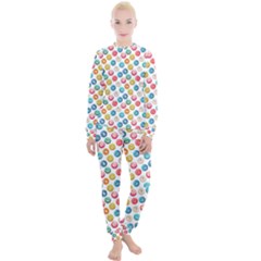 Multicolored Sweet Donuts Women s Lounge Set by SychEva
