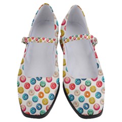 Multicolored Sweet Donuts Women s Mary Jane Shoes by SychEva