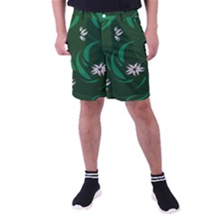 Folk Flowers Print Floral Pattern Ethnic Art Men s Pocket Shorts by Eskimos