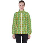 Fruits Women s High Neck Windbreaker