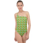 Fruits Classic One Shoulder Swimsuit