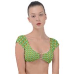 Fruits Cap Sleeve Ring Bikini Top