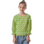 Fruits Kids  Cuff Sleeve Top