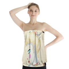 Clown Maiden Strapless Top by Limerence
