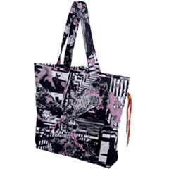 Cavities Drawstring Tote Bag by MRNStudios