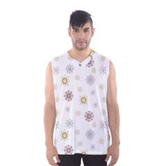 Magic Snowflakes Men s Basketball Tank Top by SychEva