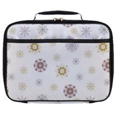 Magic Snowflakes Full Print Lunch Bag by SychEva