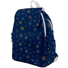 Magic Snowflakes Top Flap Backpack by SychEva