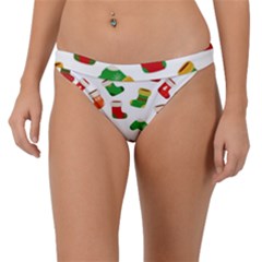 Christmas Socks  Band Bikini Bottom by SychEva