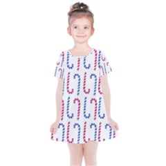 Christmas Candy Kids  Simple Cotton Dress by SychEva