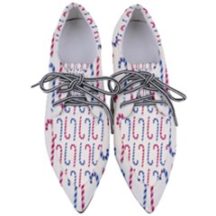 Christmas Candy Pointed Oxford Shoes