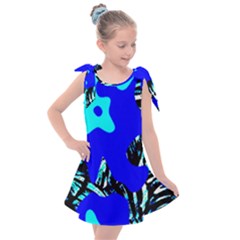 Abstract Tropical Kids  Tie Up Tunic Dress by 3cl3ctix