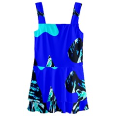 Abstract Tropical Kids  Layered Skirt Swimsuit by 3cl3ctix