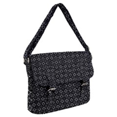 Black Lace Buckle Messenger Bag by SychEva