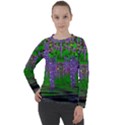 A Island Of Flowers In The Calm Sea Women s Long Sleeve Raglan Tee View1