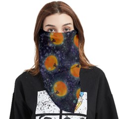 Space Pumpkins Face Covering Bandana (triangle) by SychEva