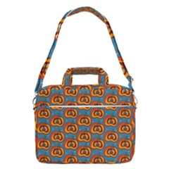 Pumpkin In Pumpkin Macbook Pro Shoulder Laptop Bag (large) by SychEva