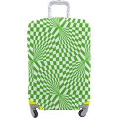 Illusion Waves Pattern Luggage Cover (large) by Sparkle