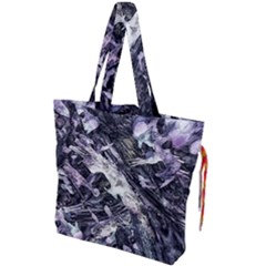 Reticulated Nova Drawstring Tote Bag by MRNStudios