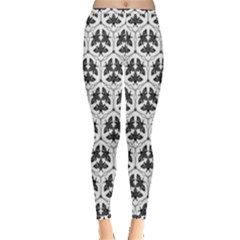 Night Moths Inside Out Leggings by SychEva