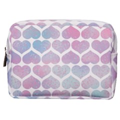 Multicolored Hearts Make Up Pouch (medium) by SychEva