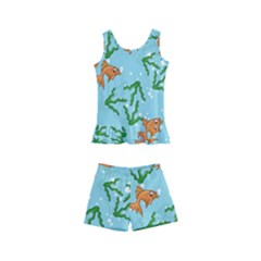 Gold Fish Kids  Boyleg Swimsuit by SychEva