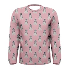 Cute Husky Men s Long Sleeve Tee by SychEva